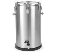 Thermos en acier avec robinet pour le transport des aliments 35L - Hendi 710326