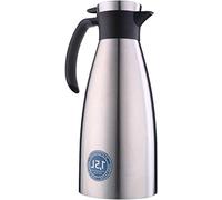 Thermos en acier inoxydable 1,5 l, fermeture rapide, noir