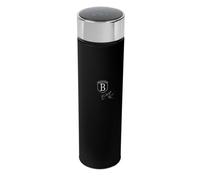 Thermos en acier inoxydable avec affichage LED 500 ml Collection Noir Mat - BERLINGERHAUS