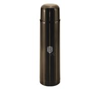 Thermos en acier inoxydable - BERLINGER HAUS - BH-6819 - 1 L - Noir brillant - Maintien 6 h