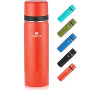Thermos en acier inoxydable Bouteille isolante anti-fuite 1L 500ml Gobelet rouge 1000ml