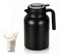 Thermos en acier inoxydable de 1,8 litre, avec indicateur de température et infuseur à thé