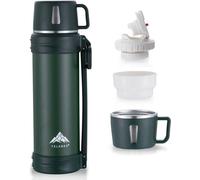 Thermos en acier inoxydable de 2,5 l avec gobelet, pour le camping