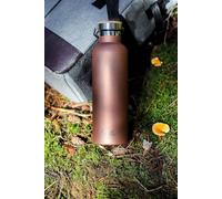 Thermos Famanu, 1000 ml, couleur rose or, à double paroi, avec 3 bouchons