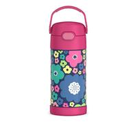 THERMOS FUNTAINER Bouteille isotherme en acier inoxydable avec paille pour enfants, 355 ml