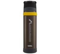 Thermos Gourde Isotherme, série Ultimate, 900 ML, Charbon, 900 ML | Bouteille d'eau étanche en acier inoxydable pour adultes/hommes avec couvercle de tasse à café/tasse pour voyage, camping