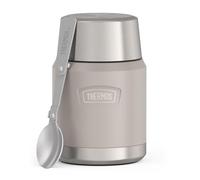 Thermos Pot alimentaire ICON 470 ml - double paroi inox 18/8, cuillère pliable, beige mat