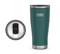 THERMOS ICON SERIES Stainless Steel Cold Tumbler with Slide Lock, 24 Ounce, Spruce