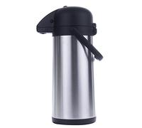 THERMOS ISOTHERME INOX DOUBLE PAROI A POMPE 3 LITRES | Verseuse isotherme, théière thermique, cafetière, camping