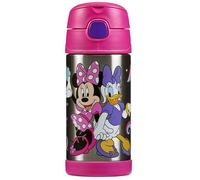 Thermos kids FUNTAINER STRAW BOTTLE DISNEY Bouteille isotherme pour enfant en acier inoxydable avec paille 0,35 l Bouteille isotherme pour enfant avec paille 12 h au froid Passe au lave-vaisselle Sans