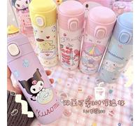 Thermos Portable En Acier Inoxydable 304, Kawaii, Avec Des Figurines D'anime, My Melody, Cannelle, Kuromi, Verre À Boire, Cadeau De Noël