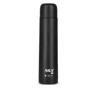 Thermos touristique - NILS CAMP - NC3804 - 1000 ml - Noir - Acier inoxydable - Double paroi - 12h chaud - 24h froid