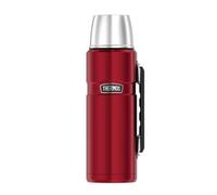 Thermos Stainless Steel With Handle-1.2l Thermal Bottle Rouge