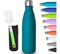 Thermos Unyqoos® : bouteille isotherme en acier inoxydable à double paroi, 500 ml – idéale pour les boissons chaudes et froides, conserve la chaleur pendant 12 heures et le froid pendant 24 heures, ét