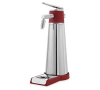 Thermosiphon 1,0 L, à double paroi, en acier inoxydable, de couleur rouge