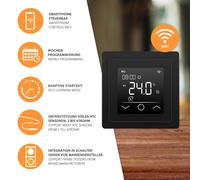 Thermostat Ambiant Chauffage par le Sol Tuya Smart App Alexa Google Accueil Wifi