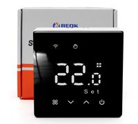 Thermostat connecté wifi pour chaudière - Contact sec - Programmable - Alimentation par piles - 3 piles AA