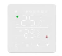 Thermostat Connecté WiFi pour Chaudière Murale - Régulateur de Température APP pour tuya 5+2 Modes Anti-brûlure pour Eau et Électrique (Hydronic Heating)