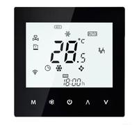 Thermostat Connecté WiFi Programmable pour Chaudière | WiFi 2.4GHz, app pour tuya pour Smart Life, réglage à distance, compatible chaudière pour gaz fioul électrique, mat
