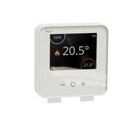 Schneider Electric Thermostat d'ambiance Wiser Zigbee Piles AA Blanc
