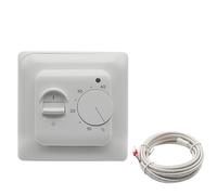 Thermostat d'ambiance électrique for chauffage au sol, câble de manuel, 220V, 16a, régulateur température avec capteur