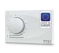 Thermostat d'ambiance électronique avec abaissement Automatique la Nuit.