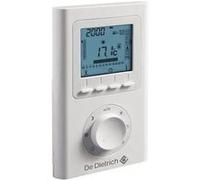Thermostat d'Ambiance Filaire Contact sec Programmable AD 337 De Dietrich Compatible chaudières Blanc G