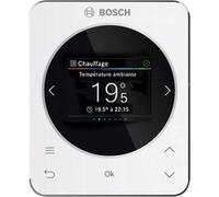 Bosch CH120 7738112982 Thermostat modulant numérique pour chaudières à condensation Bosch, systèmes hybrides, contrôle de température ambiante, blanc