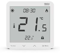Thermostat d'ambiance filaire TECH ST-297z v3, à encastrer, blanc