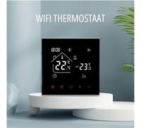 Thermostat d'ambiance intelligent 220 V pour Tuya - Programmable - Sans fil (Wi-Fi) -vocale - Chauffage au sol - Noir - Contrôle de la température ambiante via une application