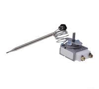 Thermostat d'ambiance mécanique 200-400F Métal argenté | Finition argentée, mécanique pour cadran, métal robuste, qualité commerciale, réglage précis