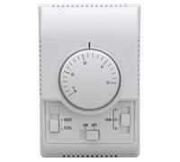 Thermostat d'ambiance mécanique, 230 V, plage de température de 10 à 30 °C, thermostat manuel pour le chauffage et la climatisation