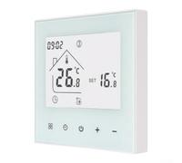 Thermostat d'ambiance numérique 86 mm pour chauffage au sol thermostat tactile acrylique 0-95 °C régulateur de chauffage électrique précis 16 A pour montage mural Thermostat à base d'eau 3 A pour (3 A