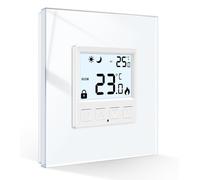 Thermostat d'ambiance numérique - Capteur externe 3 m - Blanc - 16 A - Pour chauffage électrique et chaudière murale