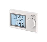 EMOS Thermostat numérique mural LCD manuel filaire 5–35 °C chauffage/refroidissement Blanc