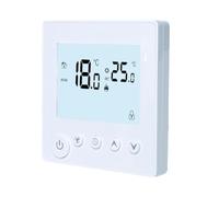 Thermostat d'ambiance numérique pour chauffage au sol et eau électrique | Le planning hebdomadaire personnalisable 5+2, 6+1 ou 7+0 maintient votre chauffage exactement quand vous en avez besoin.