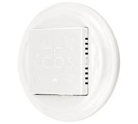 Thermostat d'ambiance numérique rétro encastré en porcelaine I PR1 blanc