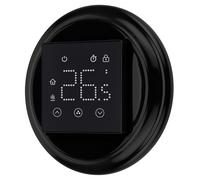 Thermostat d'ambiance numérique rétro encastré en porcelaine I PR1 noir