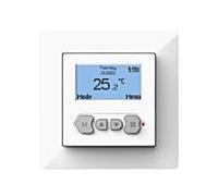 Thermostat d'ambiance numérique Riberger sans Wi-Fi, programmateur 230 V, avec sonde pour chauffage au sol électrique, blanc
