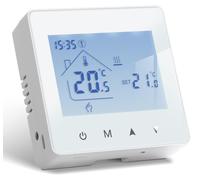 Thermostat d'ambiance programmable, de couleur blanche, pour chaudières à gaz et chauffe-eau