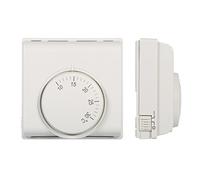 Thermostat d'ambiance Régulateur de température mécanique Interrupteur de Thermostat avec 2 vis pour climatisation Centrale Neuf, 220 V, Blanc (0,276 * 0,276 * 0,125 Pouces)