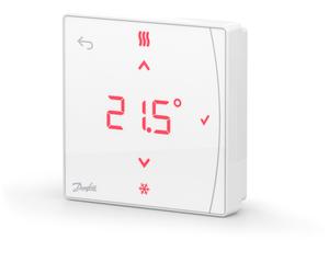 Thermostat d'ambiance sans fil Danfoss Icon2 avec capteur de sol infrarouge (088U2122)