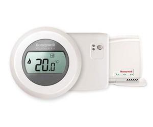 Thermostat d'ambiance sans fil monozone ROUND Honeywell Y87RFC2074, ensemble thermostat, relais, passerelle