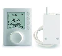 Thermostat d'ambiance Tybox 1137, blanc, programmable, à fixer au mur