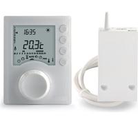 DELTA DORE Thermostat programmable sans fil Tybox 1137 - Radio pour chaudière et pompe à chaleur