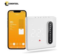 Thermostat d'ambiance WiFi numérique avec écran tactile LCD, contrôleur de température sans fil pour chauffage au sol, programmable, avec programmation hebdomadaire, fonctionnement sur secteur, 16A. C