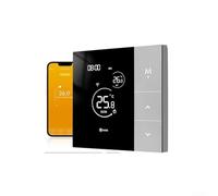 Thermostat d'ambiance Wifi programmable pour chauffage hydraulique, pour régulateur de température intelligent compatible avec l'application Tuya For Smart Life, boîtier ABS noir (3)