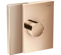 Thermostat de bord AXOR Highflow dissimulé, taille diamant, de la taille d'une main, 46741300, Couleur: Rouge poli or