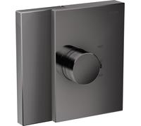 Thermostat de bord AXOR Highflow dissimulé, taille diamant, de la taille d'une main, 46741330, Couleur: Chrome noir poli