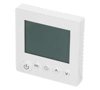 Thermostat de Chauffage au Sol Électrique Intelligent et Écran LCD | Montage Mural, Commande Manuelle Précise, Design Blanc ABS, Usage Intérieur pour Maison et Salle de Bain